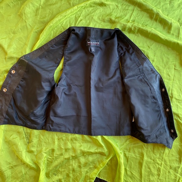 Vintage Wilson’s leather snap vest - Picture 3 of 8